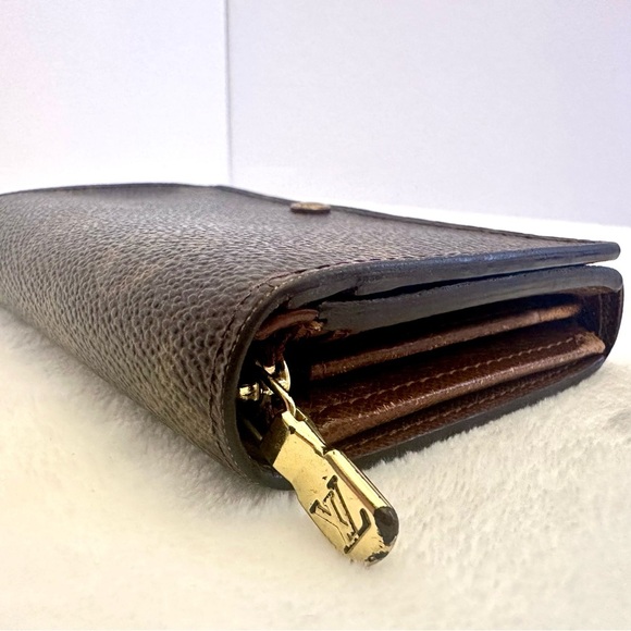 Louis Vuitton Brown Monogram Porte Monnaie Tresor Wallet - Picture 5 of 16